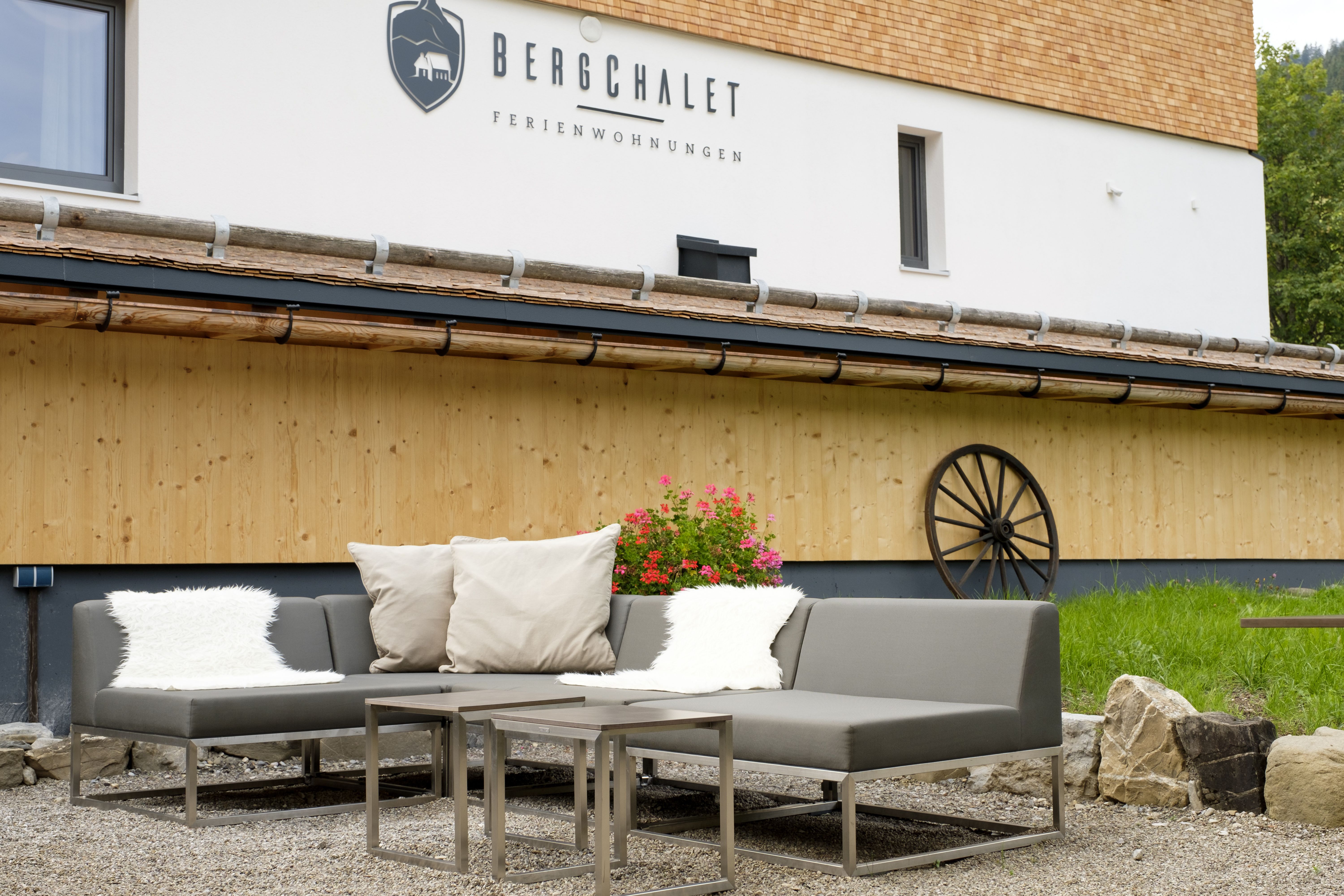 Lounge im Garten