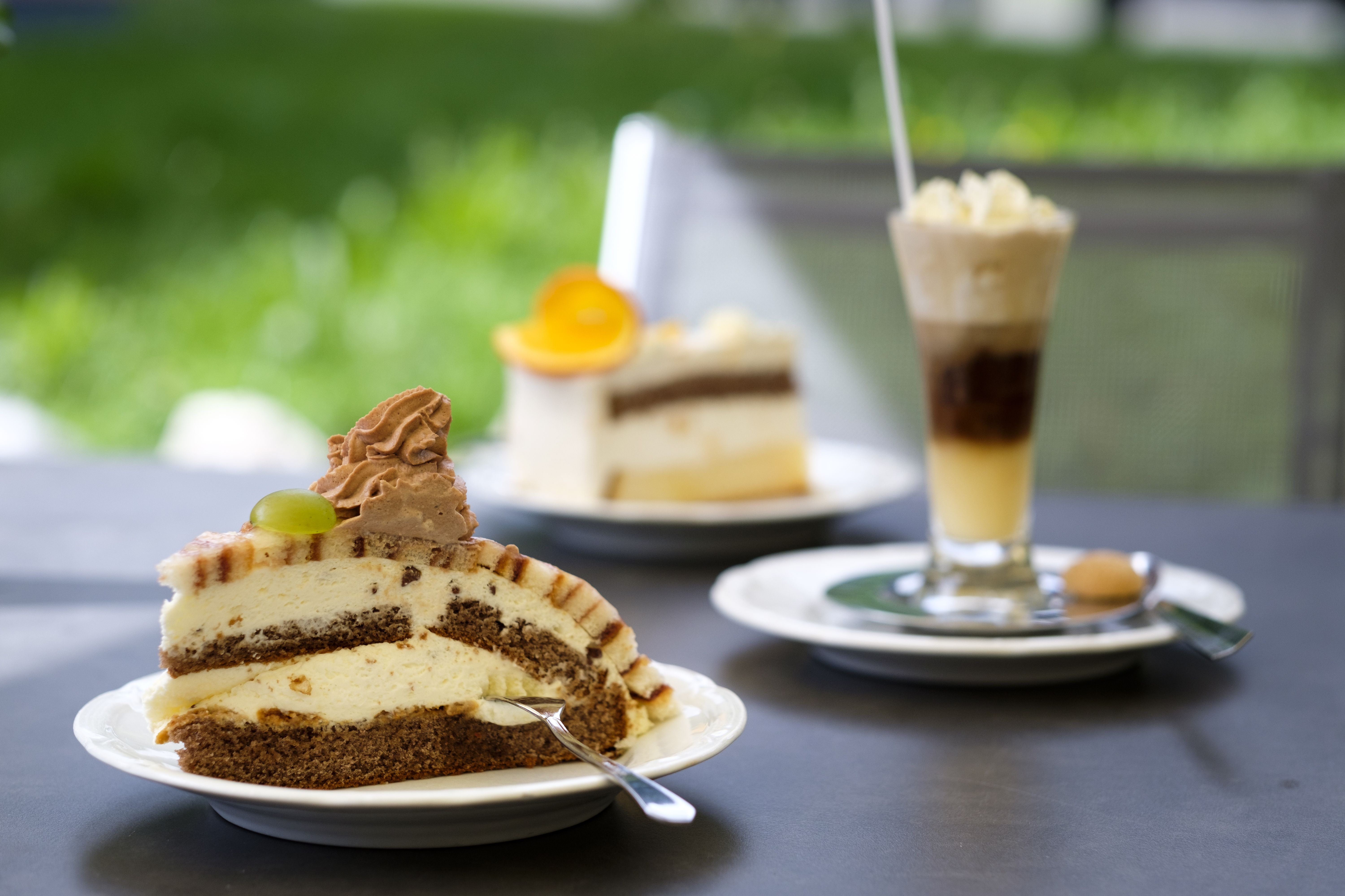 Kuchen im Cafe