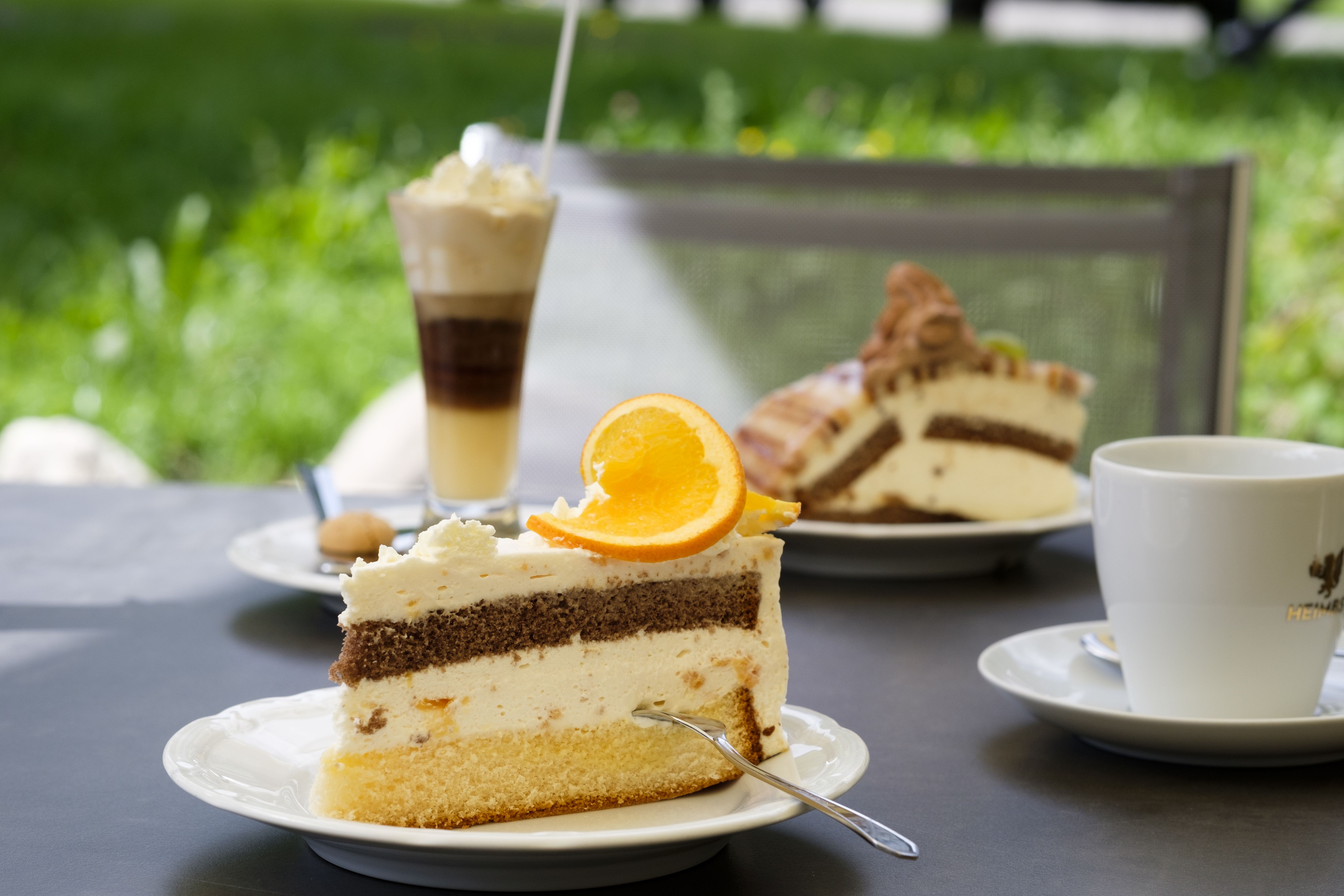 Kuchen im Cafe