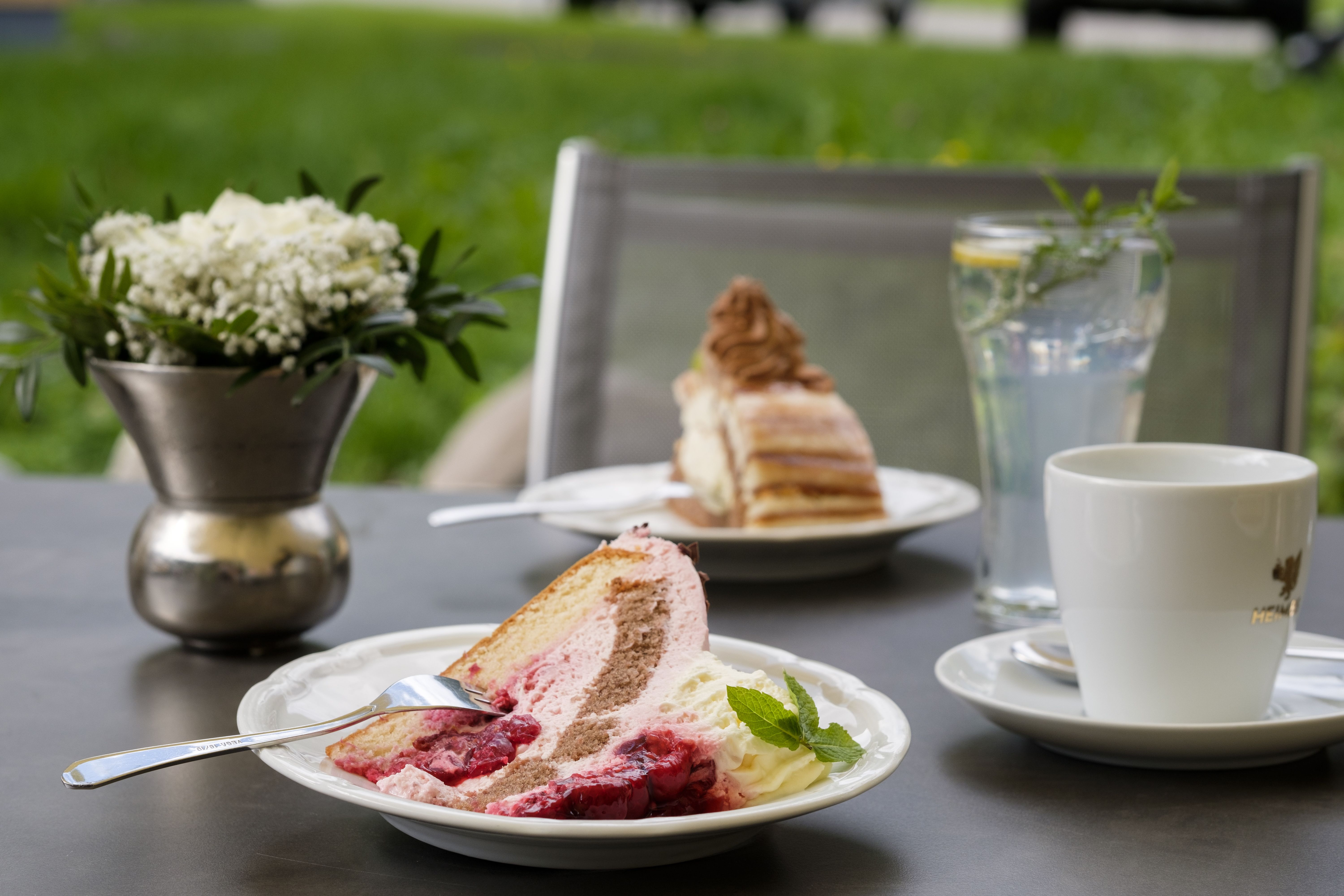 Kuchen im Cafe